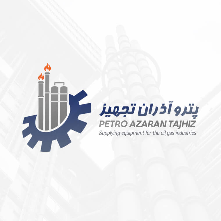 طراحی لوگوی تامین تجهیزات نفتی و پالایشگاهی و پتروشیمی