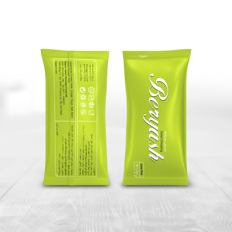 طراحی بسته بندی سس مایونز تک نفره