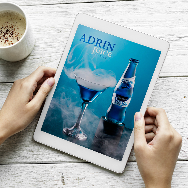 عکاسی با چیدمان از نوشیدنی