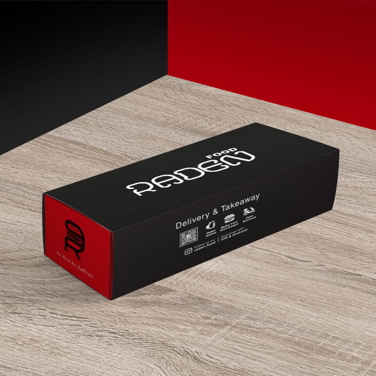 طراحی بسته بندی جعبه هات داگ