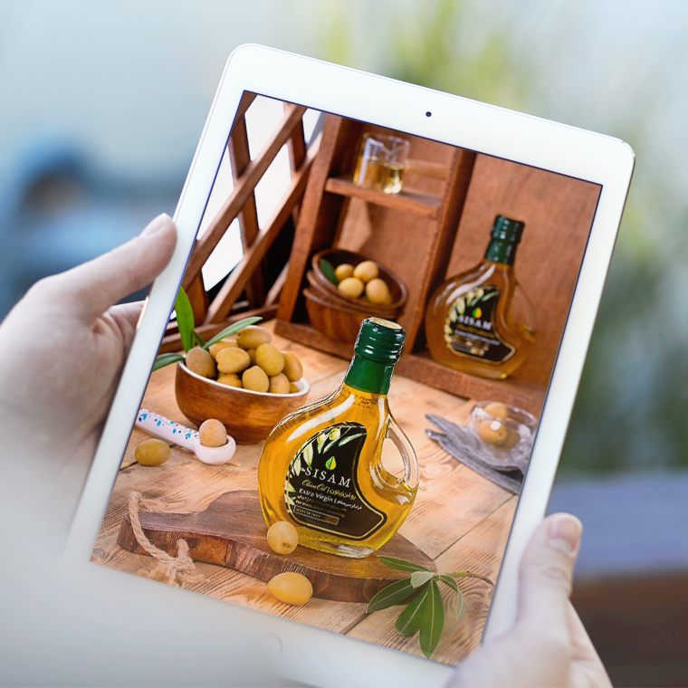 عکاسی از روغن زیتون سیسام