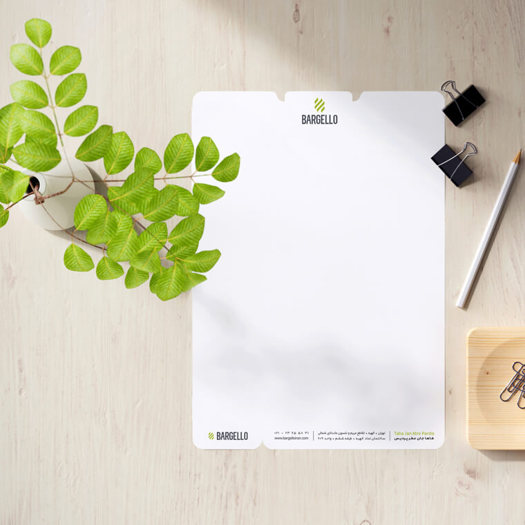 طراحی سربرگ کارخانجات و تولیدی